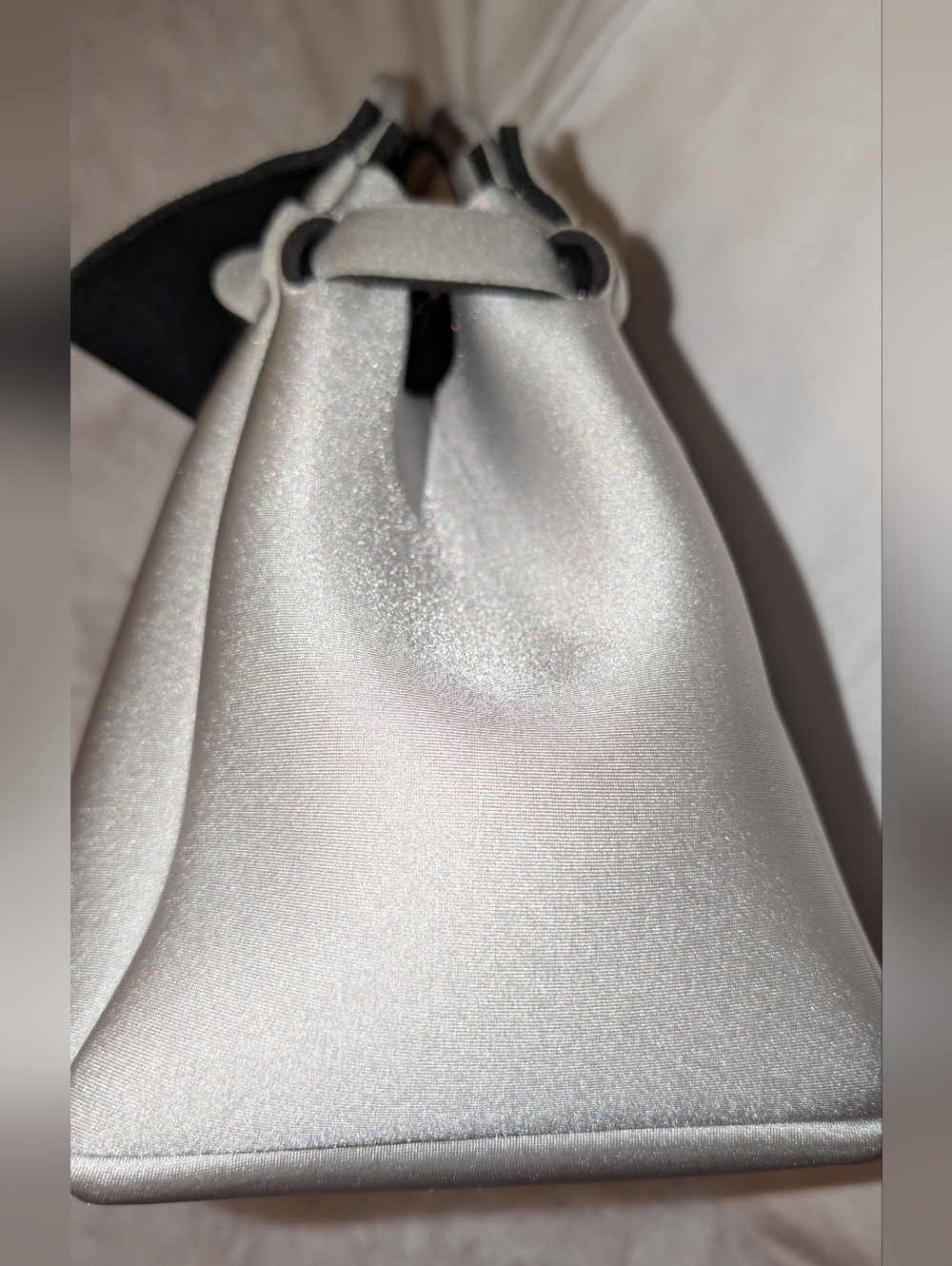 SAVE MY BAG HANDBAG GRAY EUC - Picture 3 of 8
